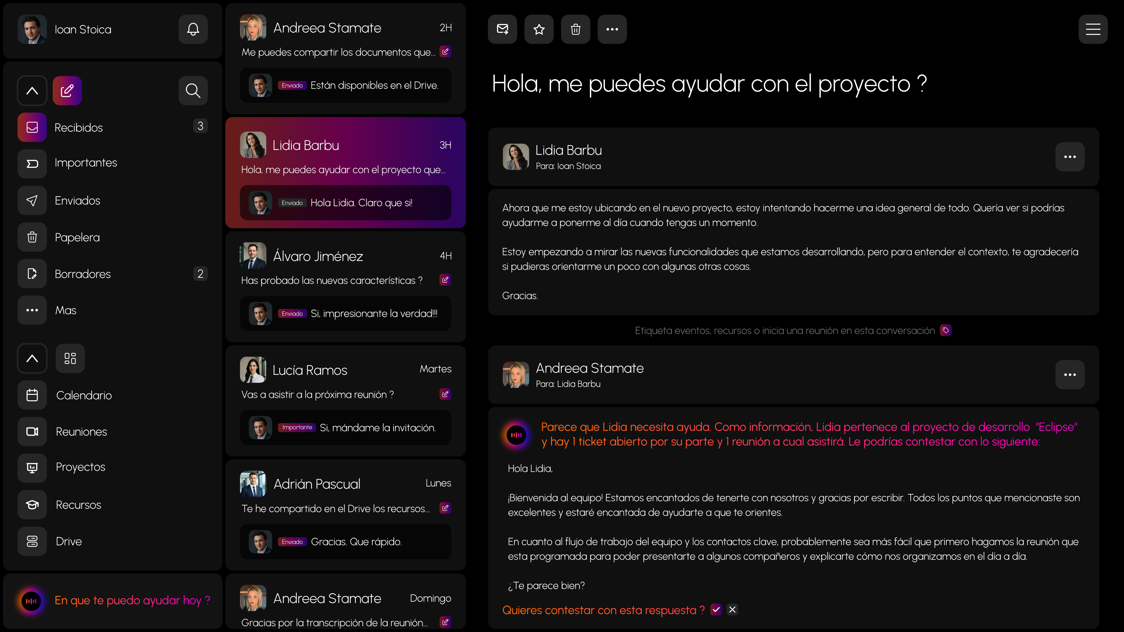 Eclipse Technology Email Dashboard